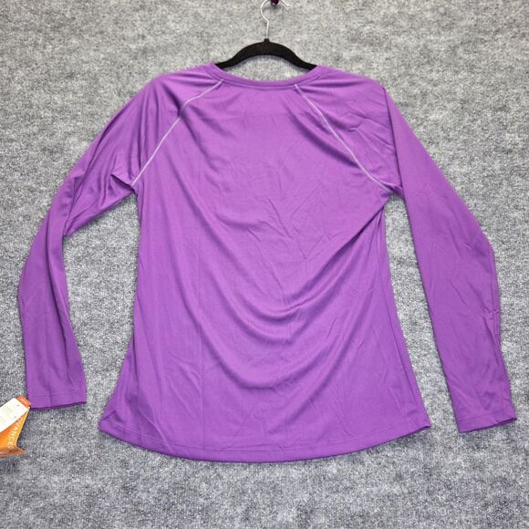 C9 by Champion Shirt Womens Large Purple Long Sleeve Semi Fitted Performance - Picture 3 of 8